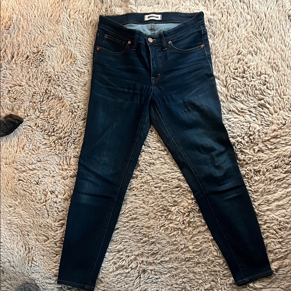 Madewell Dark Blue Skinny Jeans